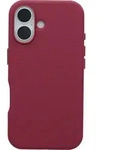 Otterbox Symmetry Apple iPhone 16 Backcover mit MagSafe Magnet Leder Rot