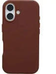 Otterbox Symmetry Apple iPhone 16 Backcover mit MagSafe Magnet Leder Braun