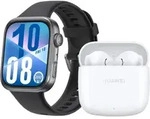 Huawei Watch Fit 4 Schwarz + Huawei FreeBuds SE 2 Wei&szlig;