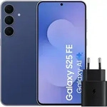 Samsung Galaxy S25 FE 128GB Dunkelblau 5G + Samsung Ladeger&auml;t 25 Watt Schwarz