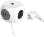 ACT AC2420 Steckdosenleiste mit 3 Steckdosen