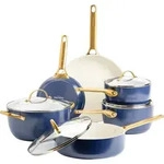 GreenPan Padova Topf- und Pfannenset 10-teilig Oxford Blue