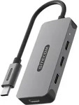 Sitecom USB-C-auf-USB-C Hub