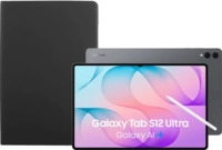 Samsung Galaxy Tab S12 Ultra 14,6 Zoll 512GB Wi-Fi Grau + BlueBuilt Book Case Schwarz