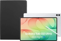Samsung Galaxy Tab S12 Ultra 14,6 Zoll 512GB Wi-Fi Silber + BlueBuilt Book Case