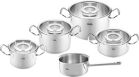 Fissler Original-Profi Collection Topf- und Pfannenset mit Glasdeckeln 5-teilig +