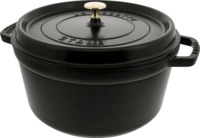 Staub Runder Schmortopf/Br&auml;ter 28&nbsp;cm Schwarz