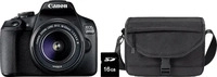 Canon EOS 2000D + 18-55mm f/3.5-5.6 DC III + Tasche + 16&nbsp;GB Speicherkarte