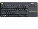 Logitech K400 Plus Wireless Touch Schwarz QWERTZ