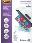 Fellowes Laminierh&uuml;llen Enhance 80 Micron A3 (100 St&uuml;ck)