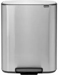 Brabantia Bo Pedal Bin 60 Liter Edelstahl Fingerprint Proof