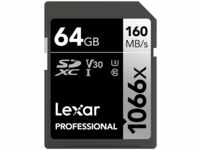 Lexar 50456400, Lexar Professional 1066x SILVER 64GB SDXC