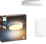 Philips Hue Devere M White Ambiance Badezimmerdeckenleuchte Wei&szlig; + Dimmer