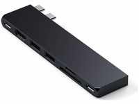 Satechi ST-HUCPHSD, Satechi USB-C Pro Hub Slim Adapter - Midnight Black