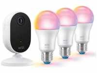 WiZ Home Monitoring Starterset - 3 Smart-Lampen + Überwachungskamera