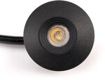 SLC LED-Einbaustrahler MINI ONE FIXED IP65 schwarz 3000K (nicht schwenkbar)...