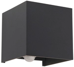 Orion Leuchten LED-Wandau&szlig;enleuchte CUBE S anthrazit mit Bewegungssensor AL...