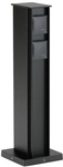 Albert Steckdosens&auml;ule 4-fach Schwarz 662106 4007235621068
