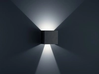 Helestra LED-Wandau&szlig;enleuchte SIRI 44 L 15x15cm schwarz A28442.93 4022671101035