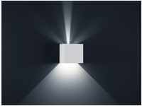 Helestra LED-Wandaußenleuchte SIRI 44 L 15x15cm weiß A28442.07 4022671101011