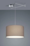 Helestra Einzelpendelleuchte CERTO 45cm Chintz Mocca 16/1847.04/9288 4022671105736