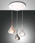 Fabas Luce 3er-Pendelleuchte LILA rund 3481-47-297 8019282507017