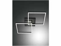Fabas Luce LED-Wand-/Deckenleuchte BARD 65x65cm anthrazit 3000K 3394-65-282