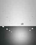 Fabas Luce 6er-LED-Pendelleuchte ISABELLA Alu 3410-46-212 8019282099420