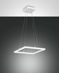Fabas Luce LED-Pendelleuchte BARD 42x42cm wei&szlig; 3394-40-102 8019282095064