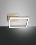 Fabas Luce LED-Wand-/Deckenleuchte BARD 30x30cm gold 3394-21-225 8019282098249