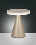 Fabas Luce LED-Tischleuchte NEUTRA gold 27cm 3386-35-225 8019282094708