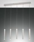 Fabas Luce 5er-LED-Pendelleuchte PRADO wei&szlig; 90cm 3685-48-102 8019282533405