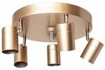 By Rydens 5er-Deckenstrahler CORRECT gold 4200730-6501 7391741007339