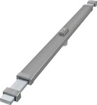 ABUS 1706, ABUS T&uuml;r-Panzerriegel; PR2800; R&uuml;ckschlagschutz; edelstahlfarben, T&uuml;ren