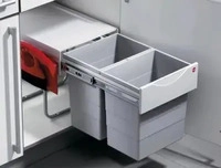 FORMAT 3377101705, FORMAT Abfallsammler 2x20L RTH 3641-22, M&ouml;belbeschl&auml;ge > Bad-