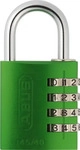 ABUS 48810, ABUS AV-Zahlen-Vorhangschloss 145/40; Aluminium massiv; gr&uuml;n, T&uuml;ren &