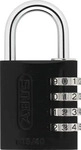 ABUS 34613, ABUS AV-Zahlen-Vorhangschloss 145/40; Aluminium massiv; schwarz, T&uuml;ren &