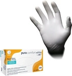 Nitrilhandschuhe, wei&szlig;, Gr&ouml;&szlig;e L, puderfrei, Puracomfort white, Grundpreis:...