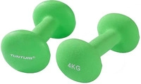 Tunturi 14TUSCL378, TUNTURI Kurzhantel-Set 4 kg gr&uuml;n