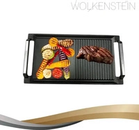 Wolkenstein 23266, WOLKENSTEIN GP 1W Grillplatte, Gusseisen antihaftbeschichtet,