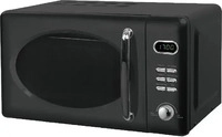 Wolkenstein 13087, WOLKENSTEIN Mikrowelle WMW720, Retro, 700 W, schwarz