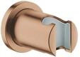 Rainshower hand shower holder for wall, brushed warm sunset