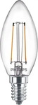 Philips 929001238341, Philips LED-Lampe Classic Candle 2W/827 (25W) Clear 2-pack E14