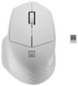 Natec NMY-1972, Natec Siskin 2 - mouse - 2.4 GHz Bluetooth 5.0 - white - Maus (Wei&szlig;)