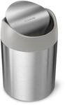 1,5L Mini-M&uuml;lleimer, geb&uuml;rstet