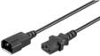 Pro Power cable C14 - C13 - Schwarz - 1.5 m