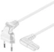 Pro Stromkabel C7 (2 pins) - Wei&szlig; - 2m - 90&deg;