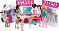 Barbie HKT79, Barbie Emergency Vehicle Transforming Ambulance and Care Clinic with