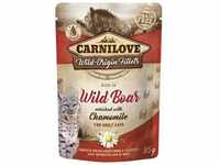 Carnilove cat pouch rich in Wild Boar enrich.w/Cha