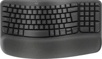 Logitech 920-012304, Logitech Wave Keys - Graphite - Tastatur - US...
